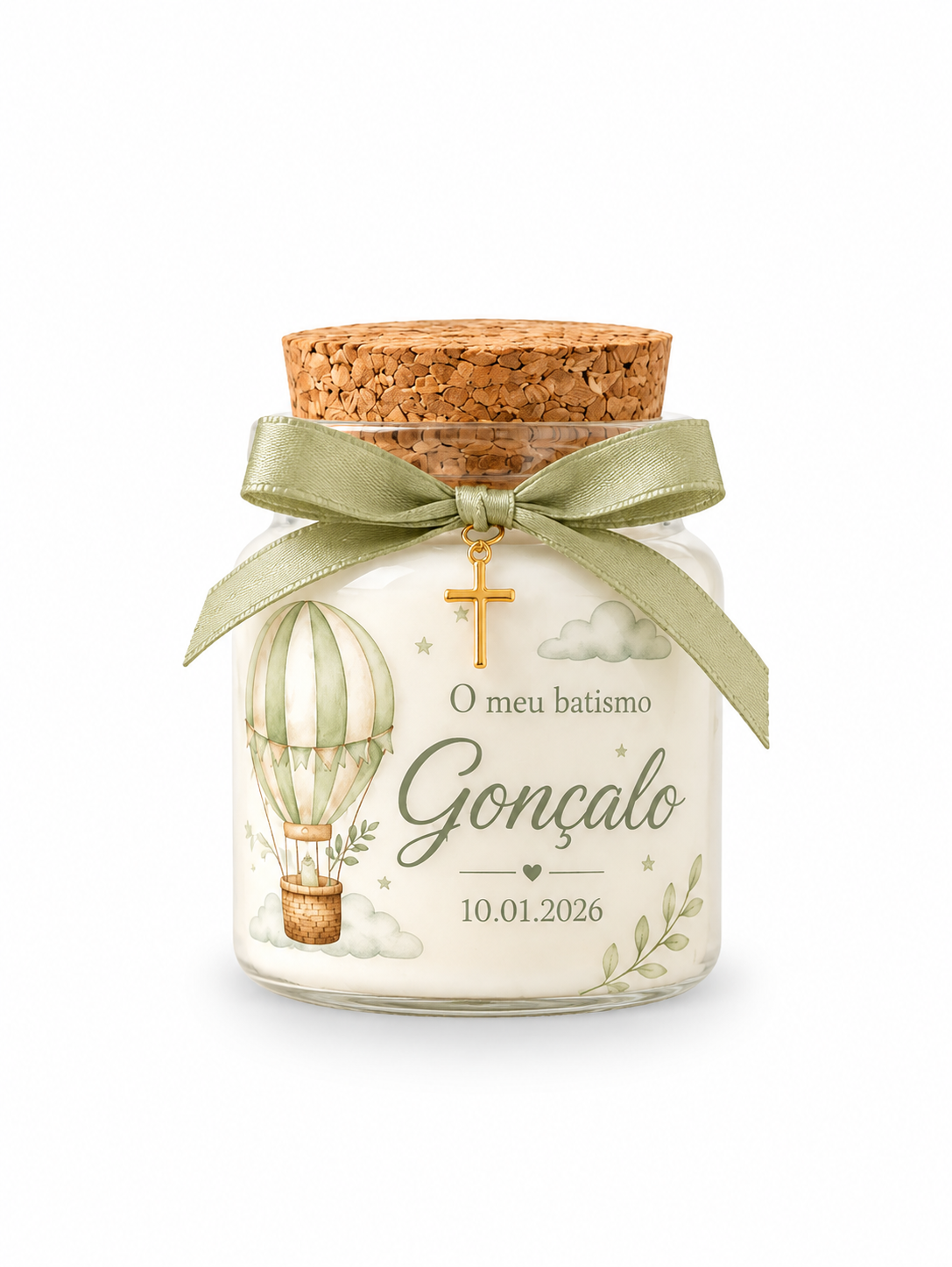 Memória Perfumada, vela em frasco personalizada Love Essences