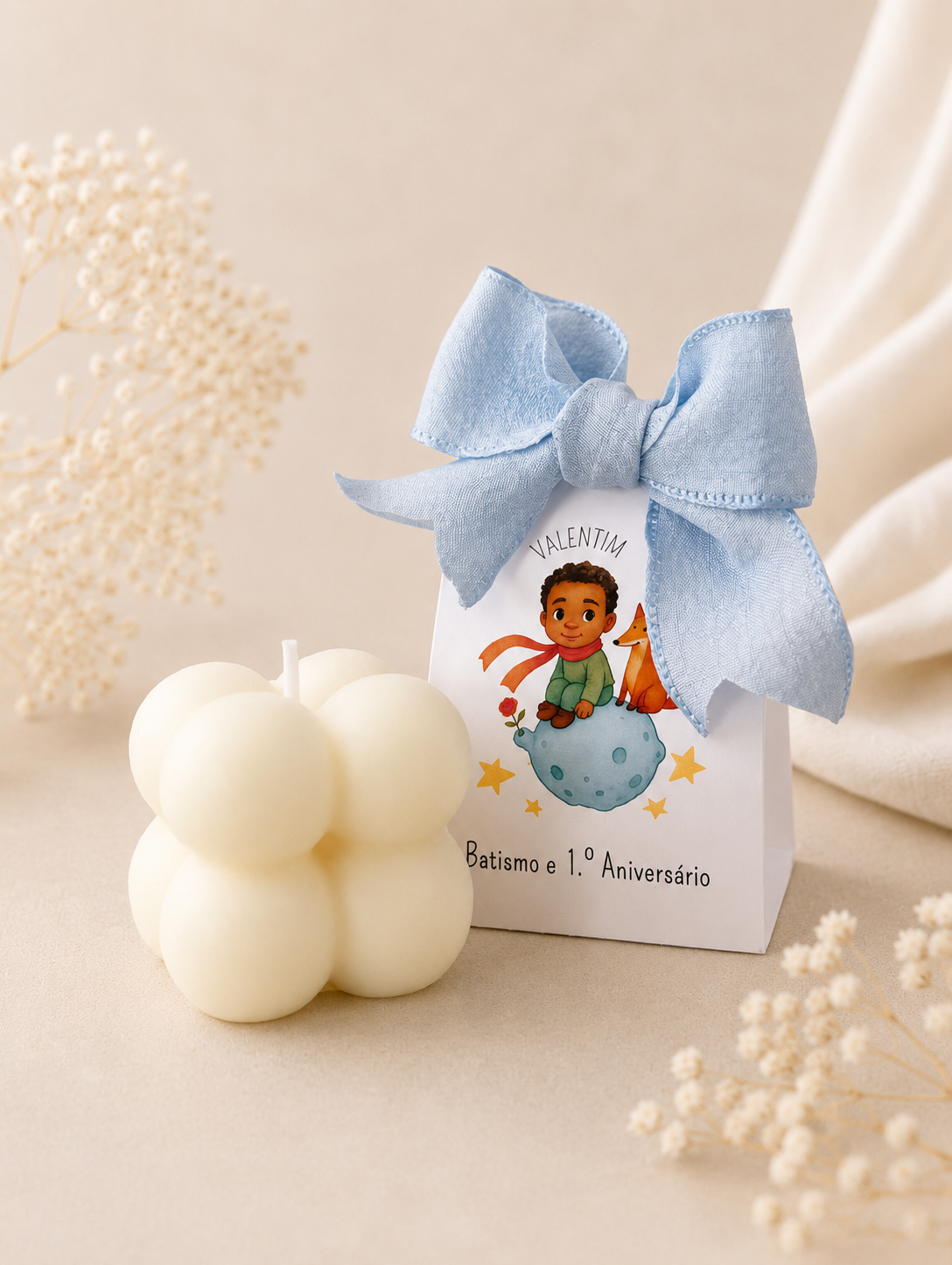 Doce Luz, vela bubble personalizada Love Essences